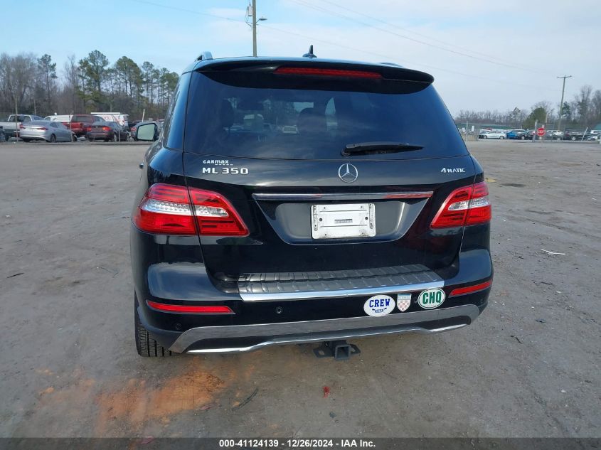 2015 Mercedes-Benz Ml 350 4Matic VIN: 4JGDA5HB6FA524107 Lot: 41124139