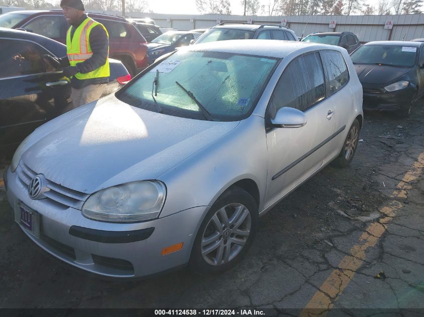 2007 Volkswagen Rabbit 2-Door VIN: WVWAR71K47W094071 Lot: 41124538