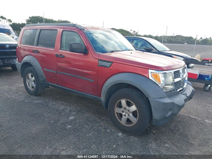 2007 Dodge Nitro Sxt VIN: 1D8GT28K87W551583 Lot: 41124597