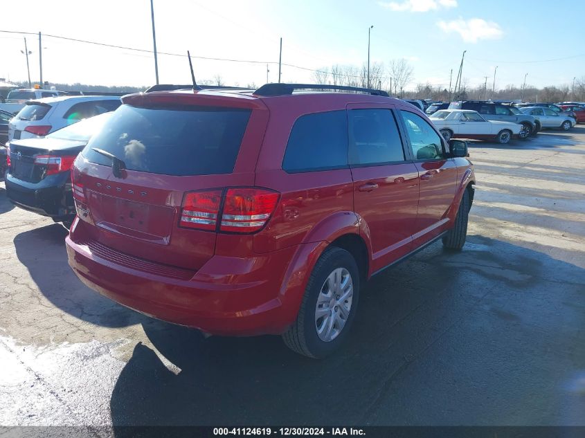 2018 Dodge Journey Se VIN: 3C4PDCAB4JT531632 Lot: 41124619