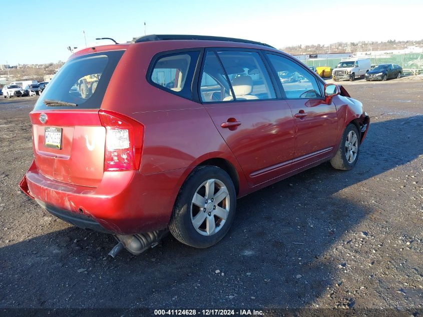 2008 Kia Rondo Lx VIN: KNAFG525X87184438 Lot: 41124628