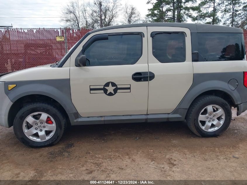 2005 Honda Element Ex VIN: 5J6YH186X5L003319 Lot: 41124641