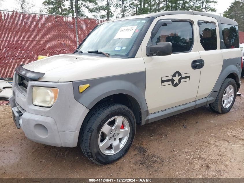 2005 Honda Element Ex VIN: 5J6YH186X5L003319 Lot: 41124641