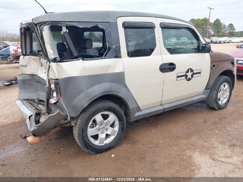 2005 Honda Element Ex VIN: 5J6YH186X5L003319 Lot: 41124641