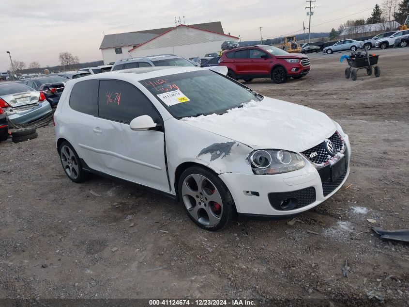 2009 Volkswagen Gti 2-Door VIN: WVWEV71K59W138840 Lot: 41124674