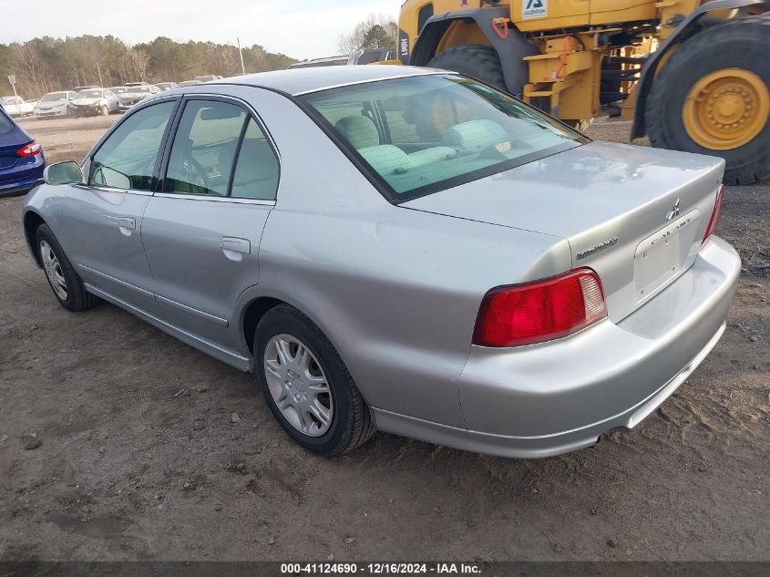 2002 Mitsubishi Galant Es/Ls VIN: 4A3AA46G22E113576 Lot: 41124690