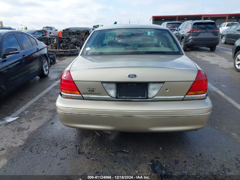 1999 Ford Crown Victoria Lx VIN: 2FAFP74W0XX179512 Lot: 41124866