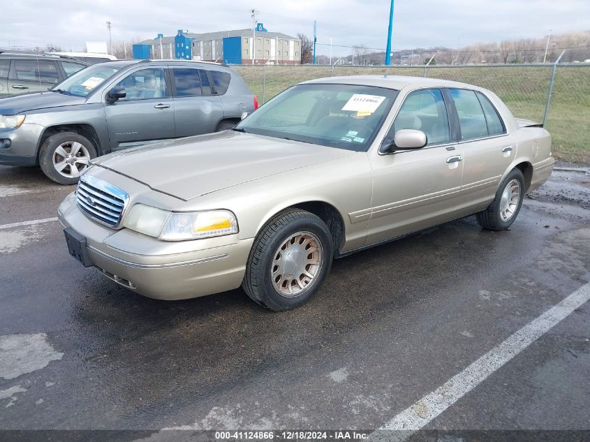 1999 Ford Crown Victoria Lx VIN: 2FAFP74W0XX179512 Lot: 41124866