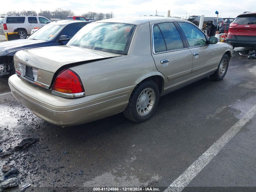 1999 Ford Crown Victoria Lx VIN: 2FAFP74W0XX179512 Lot: 41124866