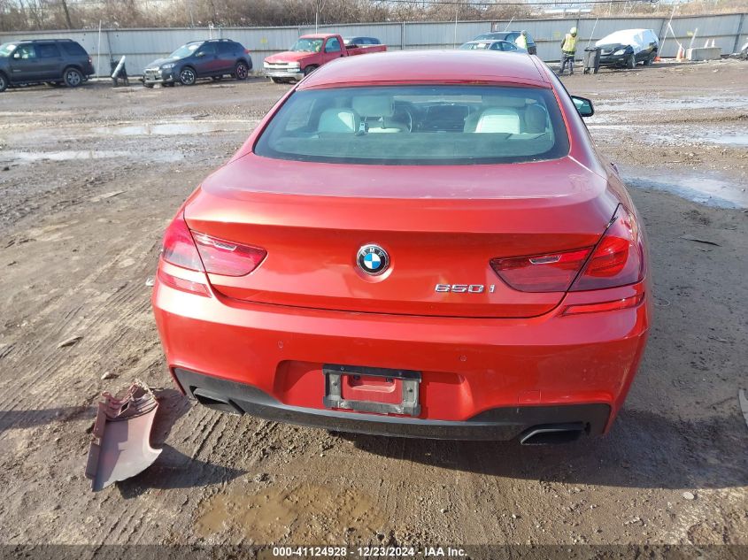 2014 BMW 650I Gran Coupe VIN: WBA6B2C50ED129389 Lot: 41124928