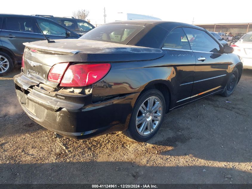 2008 Chrysler Sebring Limited VIN: 1C3LC65M18N197279 Lot: 41124961