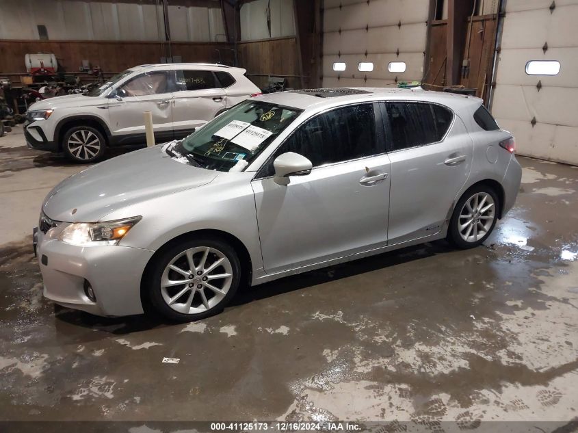 2012 Lexus Ct 200H Premium VIN: JTHKD5BH5C2052177 Lot: 41125173