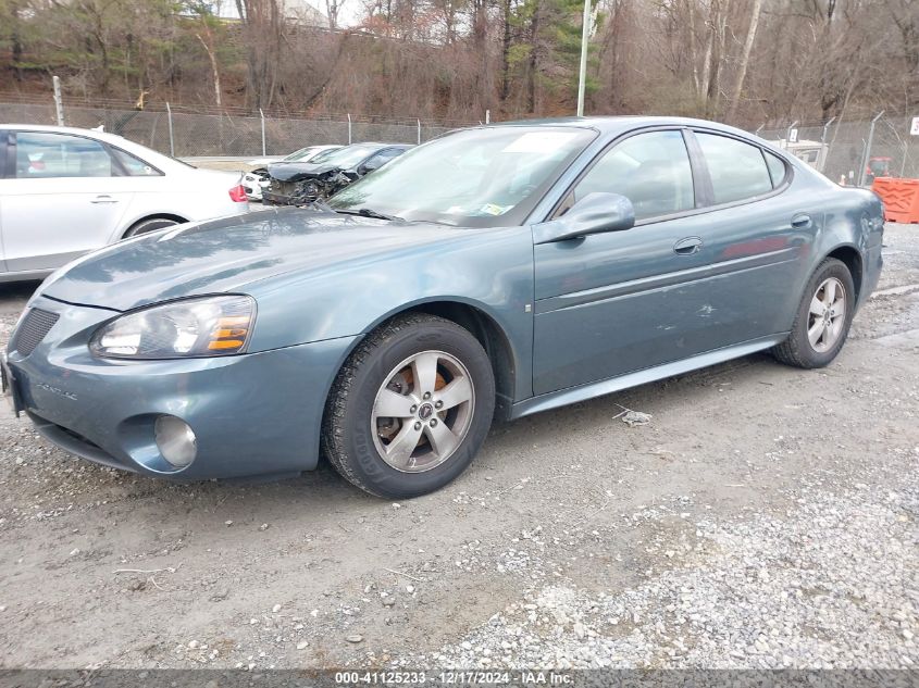 2006 Pontiac Grand Prix VIN: 2G2WP582461213477 Lot: 41125233