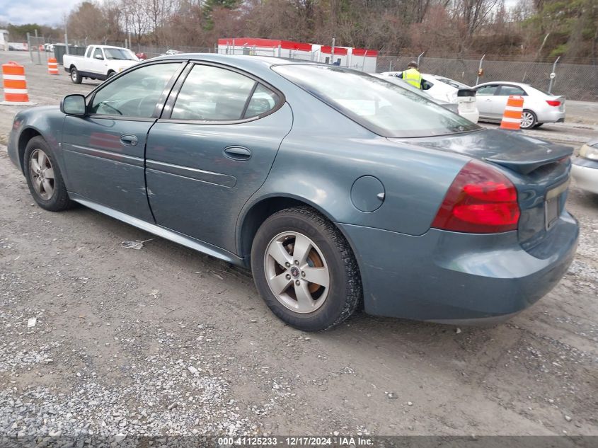 2006 Pontiac Grand Prix VIN: 2G2WP582461213477 Lot: 41125233