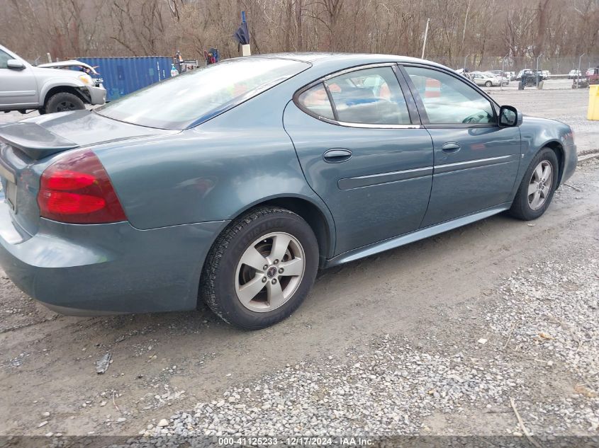 2006 Pontiac Grand Prix VIN: 2G2WP582461213477 Lot: 41125233