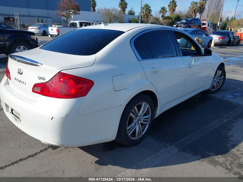 2015 Infiniti Q40 VIN: JN1CV6AP4FM503533 Lot: 41125424