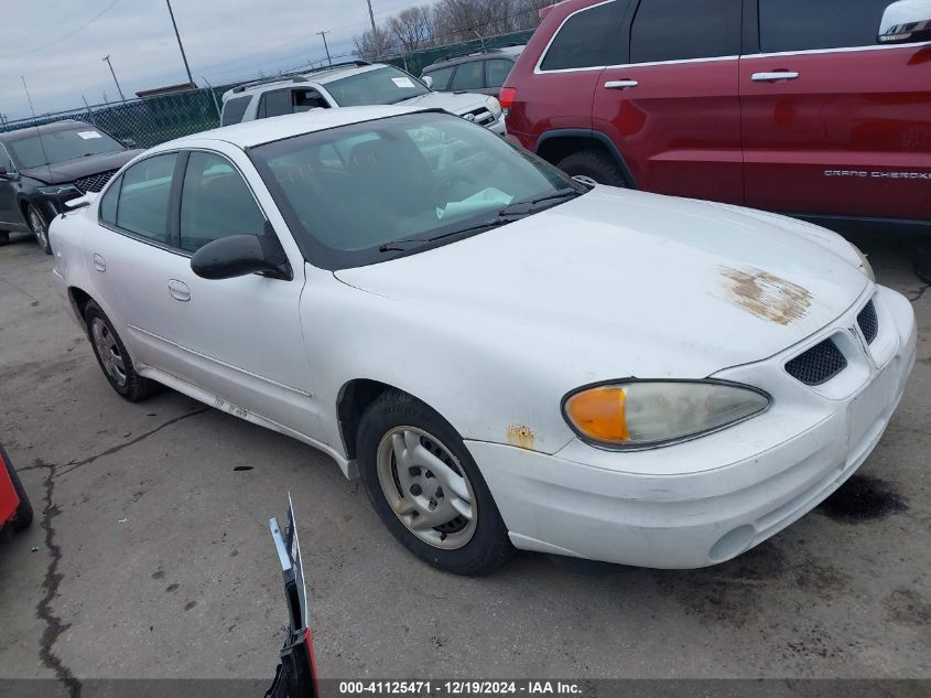 2003 Pontiac Grand Am Se VIN: 1G2NE52F43C322847 Lot: 41125471