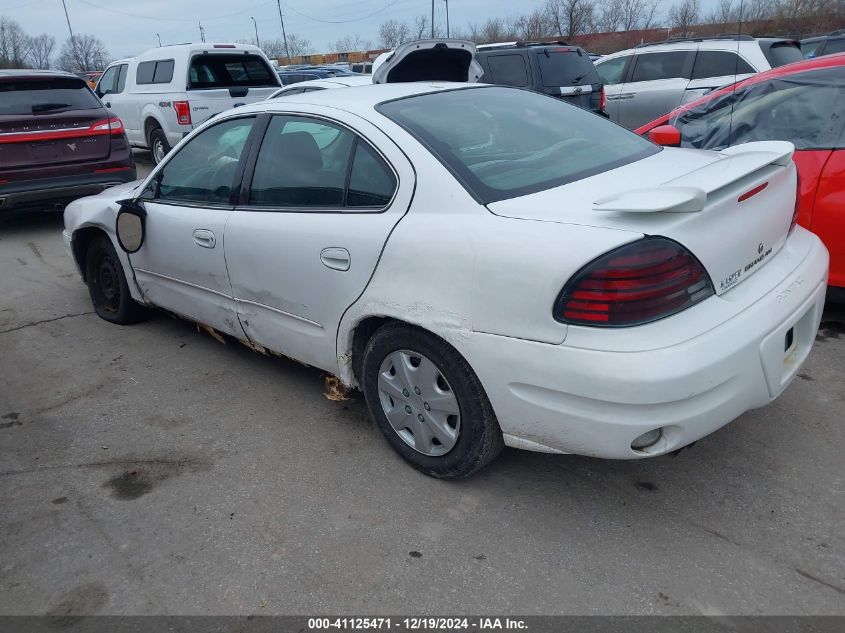 2003 Pontiac Grand Am Se VIN: 1G2NE52F43C322847 Lot: 41125471