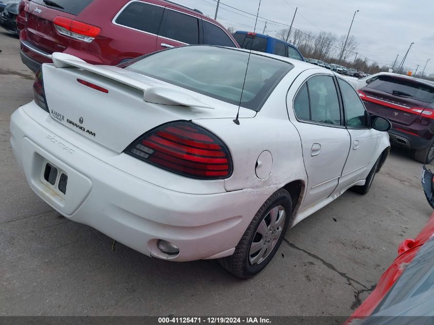 2003 Pontiac Grand Am Se VIN: 1G2NE52F43C322847 Lot: 41125471