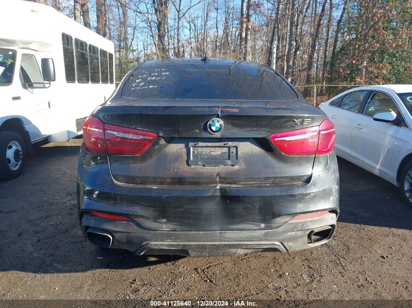 2016 BMW X6 xDrive50I VIN: 5UXKU6C53G0R33827 Lot: 41125640