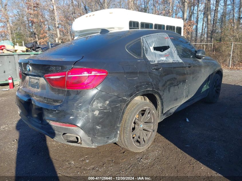 2016 BMW X6 xDrive50I VIN: 5UXKU6C53G0R33827 Lot: 41125640