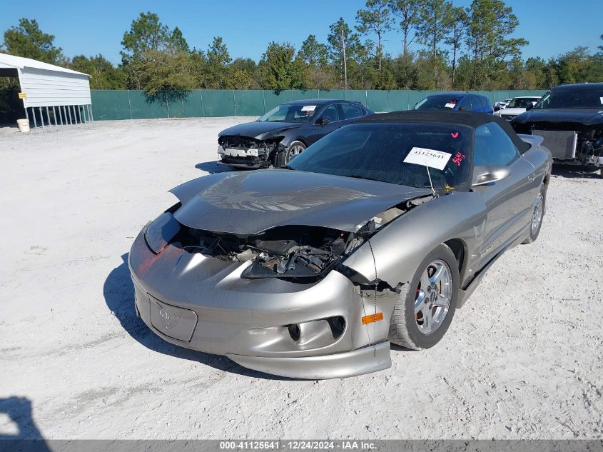 2002 Pontiac Firebird VIN: 2G2FS32K722110344 Lot: 41125641