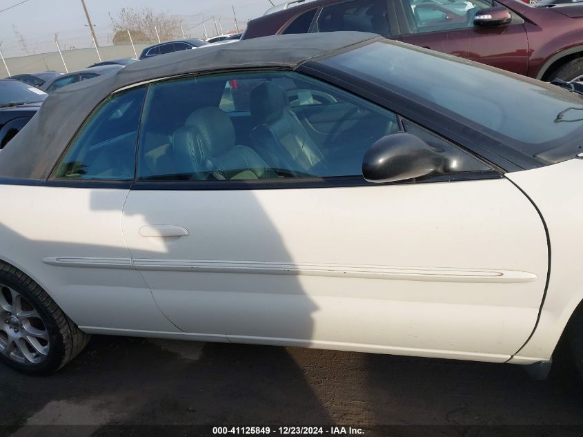 2004 Chrysler Sebring Lxi VIN: 1C3EL55R24N340829 Lot: 41125849