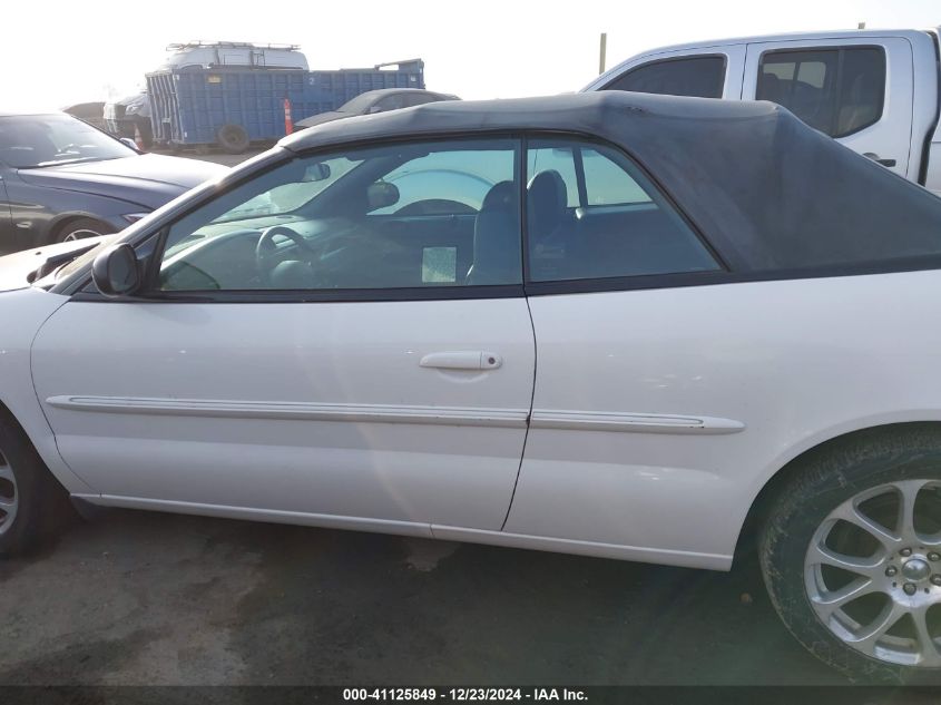 2004 Chrysler Sebring Lxi VIN: 1C3EL55R24N340829 Lot: 41125849