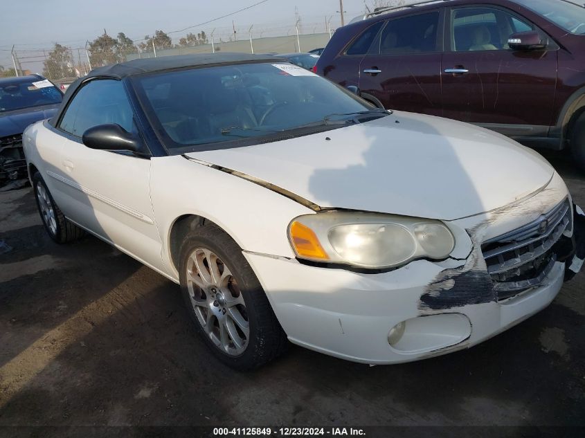 2004 Chrysler Sebring Lxi VIN: 1C3EL55R24N340829 Lot: 41125849