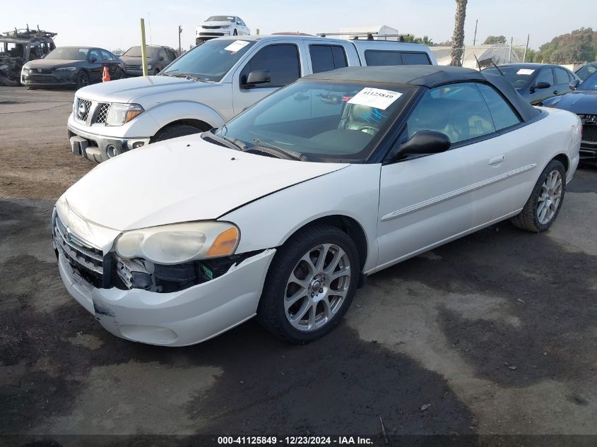 2004 Chrysler Sebring Lxi VIN: 1C3EL55R24N340829 Lot: 41125849