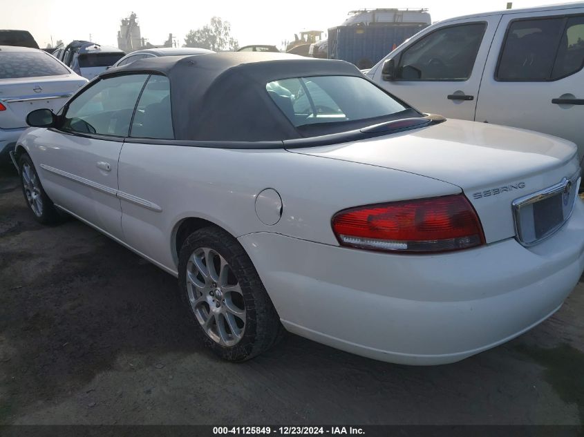 2004 Chrysler Sebring Lxi VIN: 1C3EL55R24N340829 Lot: 41125849