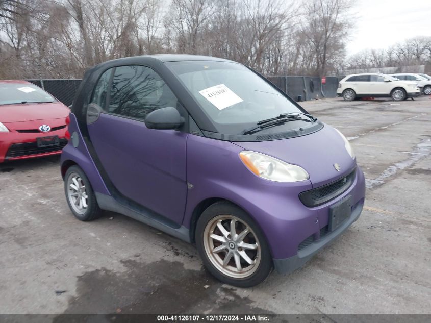 2010 Smart Fortwo Passion/Pure VIN: WMEEJ3BAXAK346817 Lot: 41126107