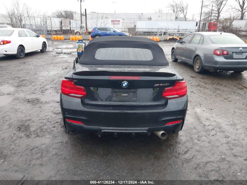 2018 BMW M240I VIN: WBA2N1C57JVC28007 Lot: 41126234