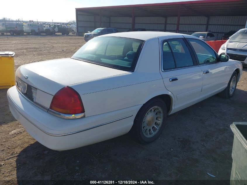 1998 Ford Crown Victoria Lx VIN: 2FAFP74W2WX184421 Lot: 41126281