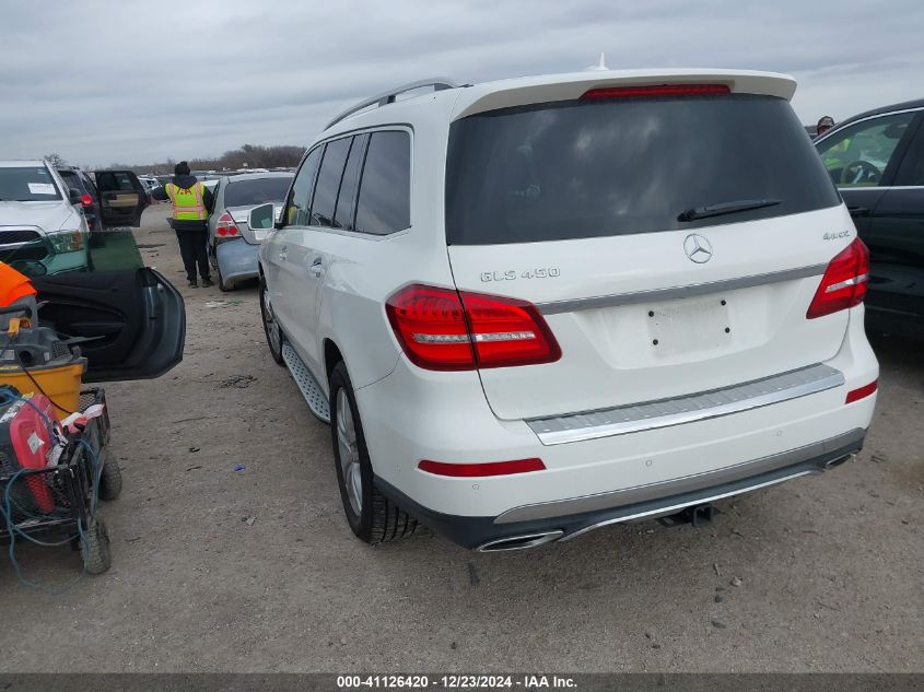 2017 Mercedes-Benz Gls 4Matic VIN: 4JGDF6EE2HA752419 Lot: 41126420