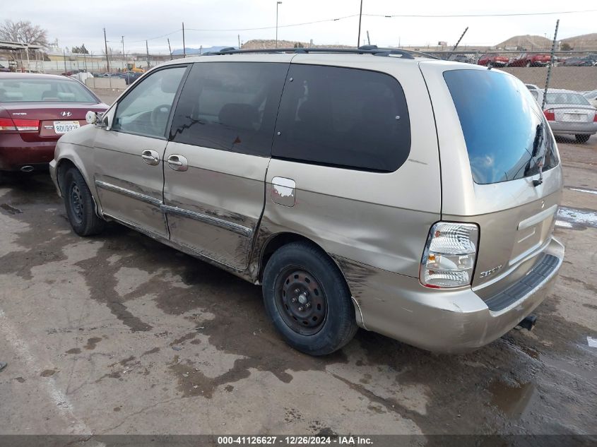 2005 Kia Sedona Ex/Lx VIN: KNDUP132456693594 Lot: 41126627