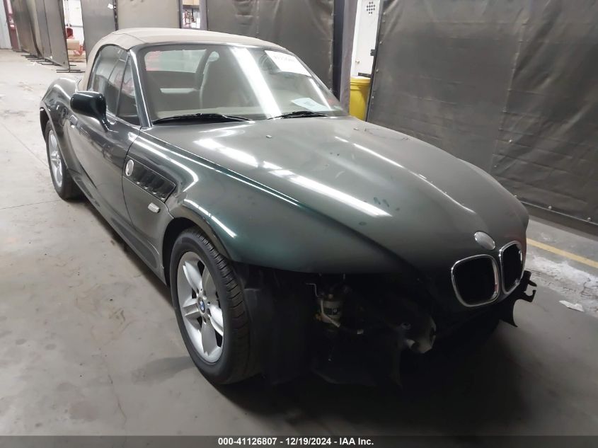 2000 BMW Z3 2.3 VIN: WBACH9344YLG18120 Lot: 41126807