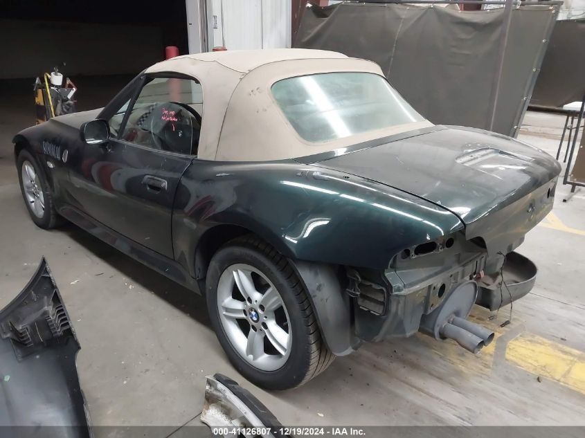 2000 BMW Z3 2.3 VIN: WBACH9344YLG18120 Lot: 41126807