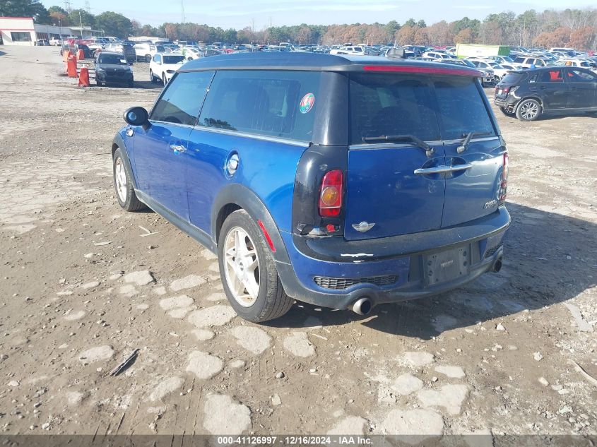 2008 Mini Cooper S Clubman VIN: WMWMM33548TP87976 Lot: 41126997