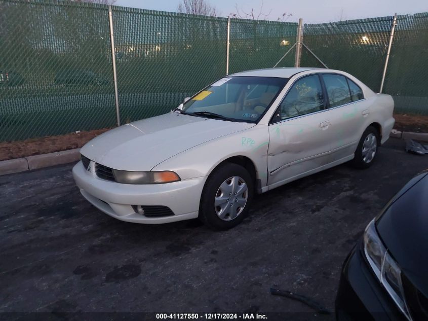 2002 Mitsubishi Galant Es/Ls VIN: 4A3AA46G62E048408 Lot: 41127550