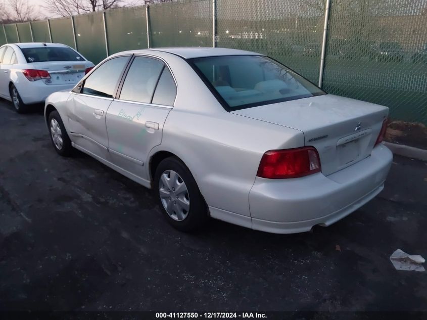 2002 Mitsubishi Galant Es/Ls VIN: 4A3AA46G62E048408 Lot: 41127550