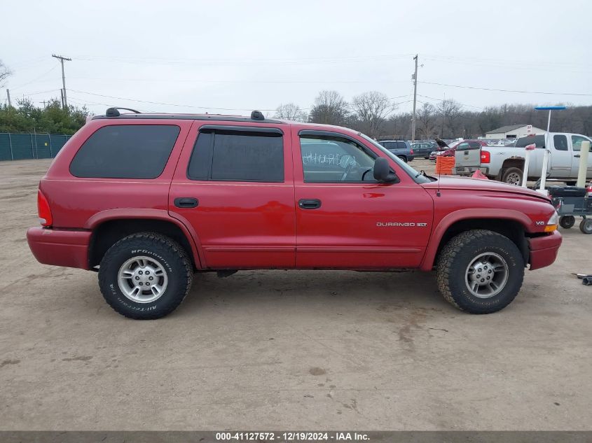 1998 Dodge Durango Slt VIN: 1B4HS28Y2WF189255 Lot: 41127572