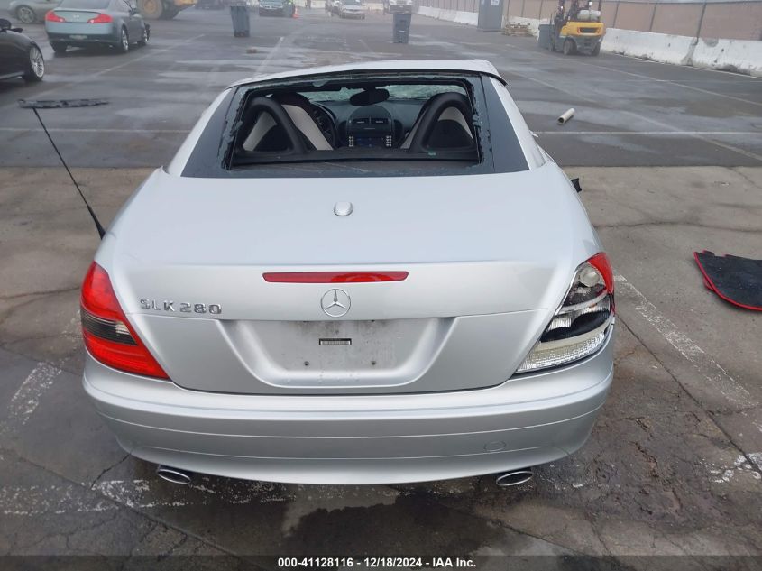 2008 Mercedes-Benz Slk 280 VIN: WDBWK54F88F185292 Lot: 41128116