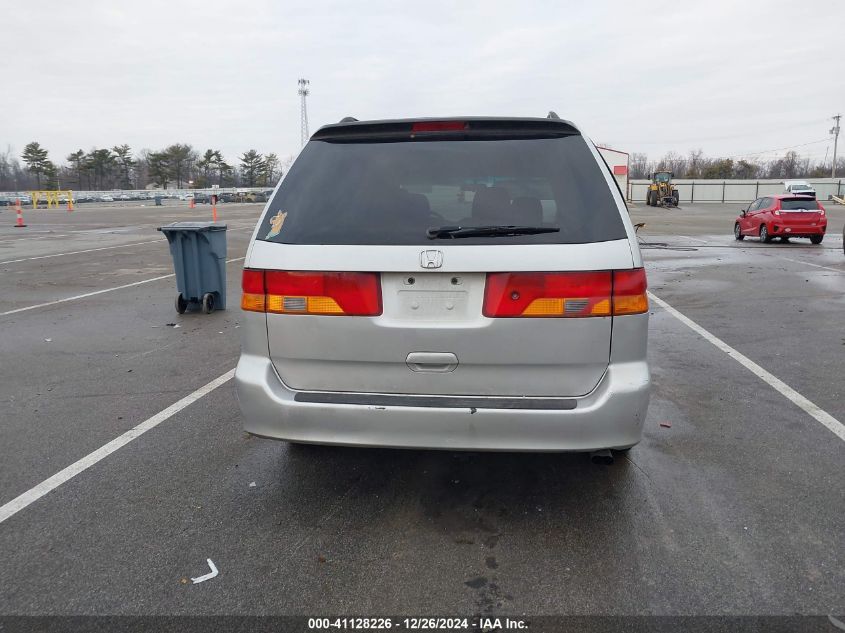 2002 Honda Odyssey Ex VIN: 2HKRL18692H577788 Lot: 41128226