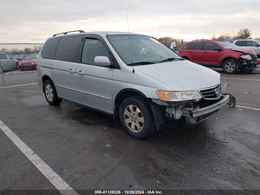 2002 Honda Odyssey Ex VIN: 2HKRL18692H577788 Lot: 41128226