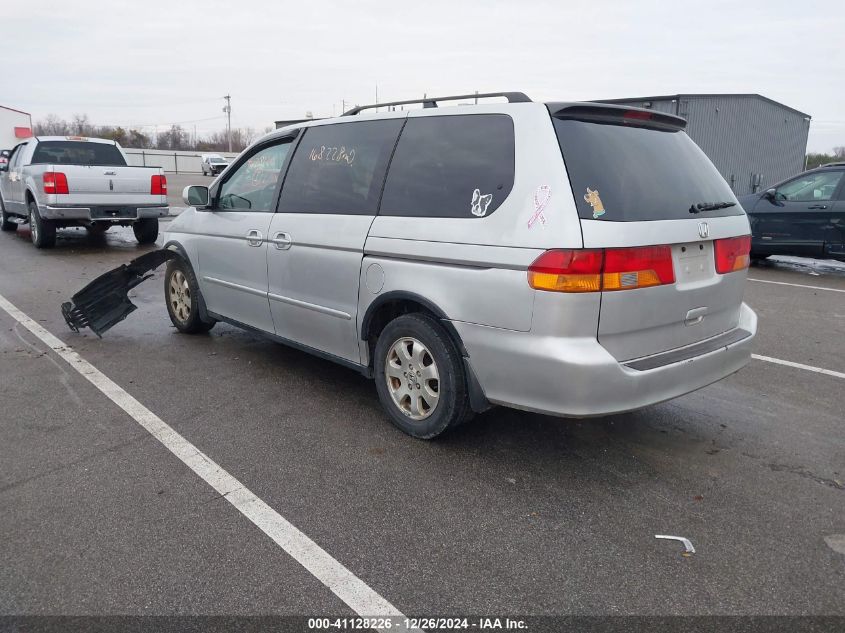 2002 Honda Odyssey Ex VIN: 2HKRL18692H577788 Lot: 41128226