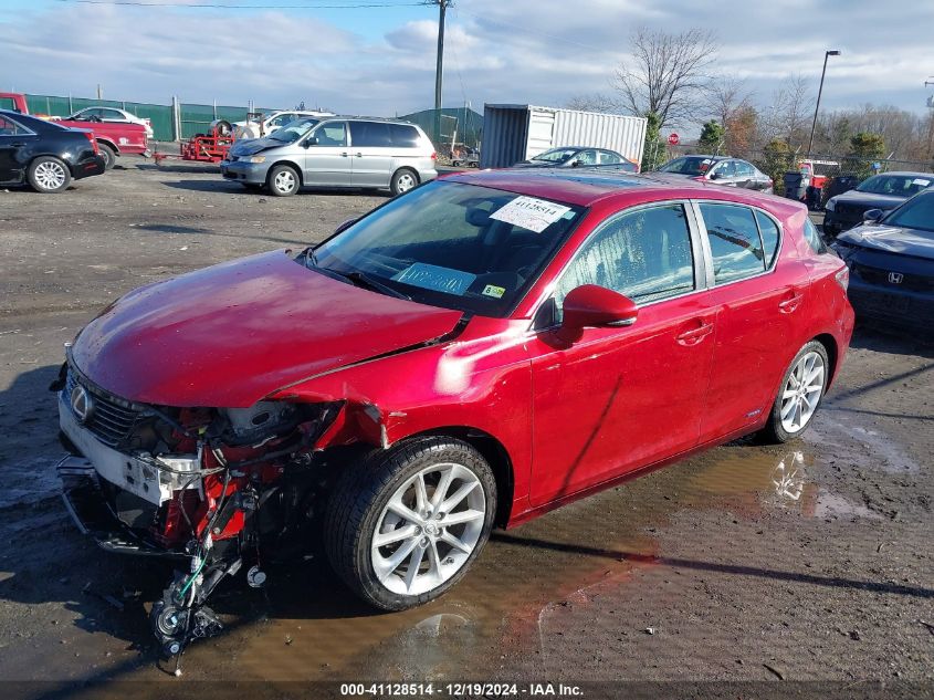 2012 Lexus Ct 200H Premium VIN: JTHKD5BH2C2073892 Lot: 41128514