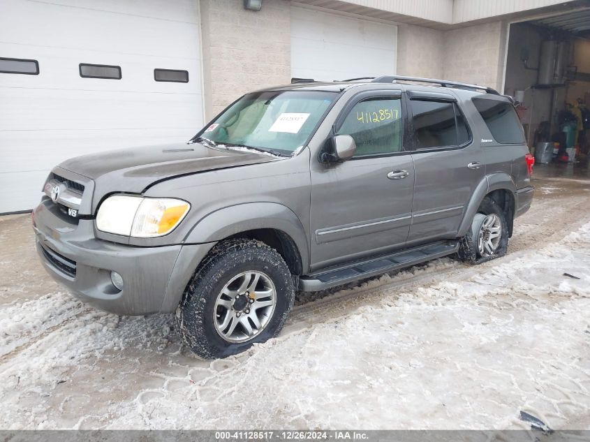 2006 Toyota Sequoia Limited V8 VIN: 5TDBT48A76S259837 Lot: 41128517