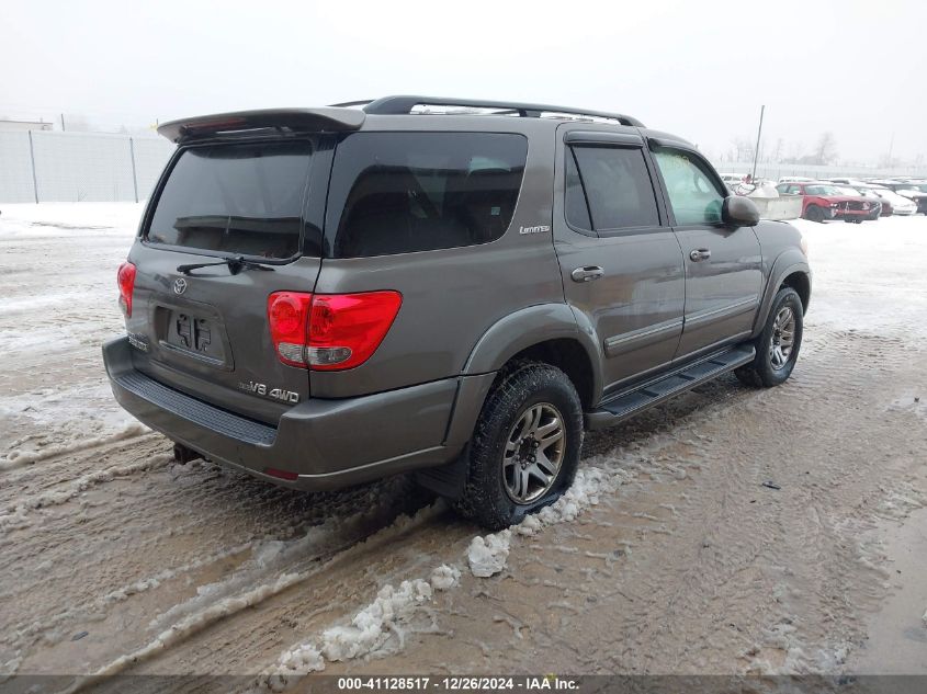 2006 Toyota Sequoia Limited V8 VIN: 5TDBT48A76S259837 Lot: 41128517