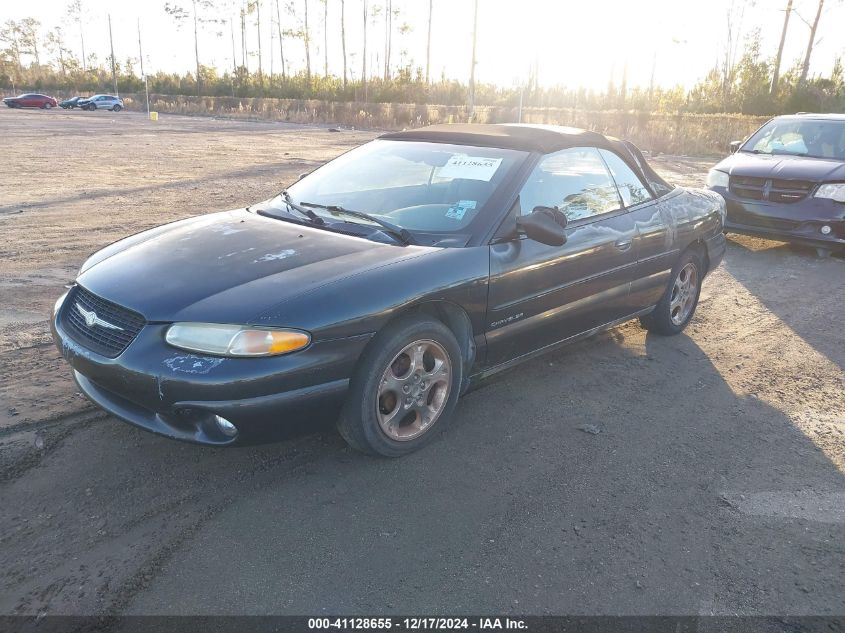 1999 Chrysler Sebring Jxi VIN: 3C3EL55H6XT586052 Lot: 41128655